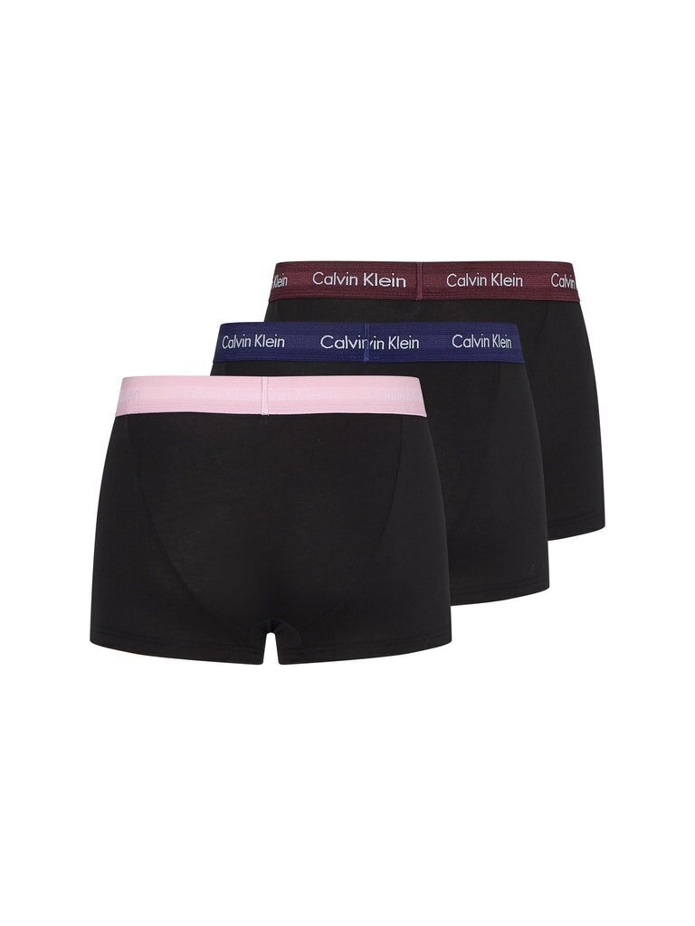 Meeste aluspüksid Calvin Klein LOW RISE TRUNK, 3 paari, mustad 0000U2664G WHX 42856 цена и информация | Meeste aluspesu | kaup24.ee