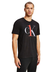 Футболка мужская Calvin Klein S/S CREW NECK, черная 000NM1903E WK5 42554 цена и информация | Мужские футболки | kaup24.ee