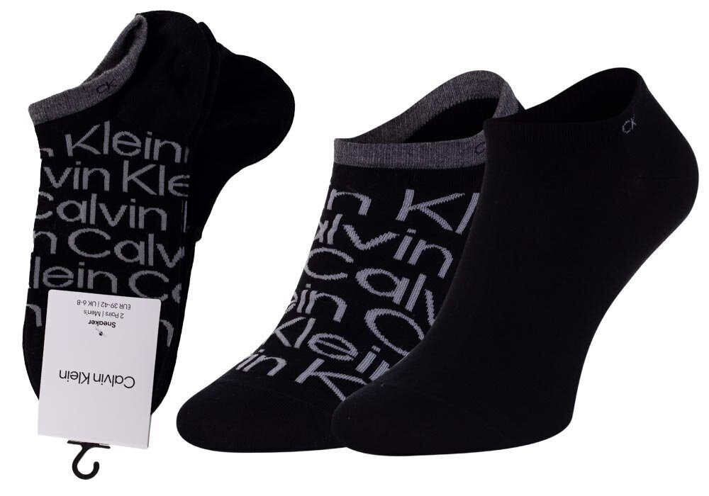 Calvin Klein meeste sokid 2pk, must hind ja info | Meeste sokid | kaup24.ee