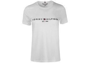 Tommy Hilfiger naiste T-särk T-SHIRT HERITAGE HILFIGER C-NK REG TEE WHITE WW0WW31999 YBR 30595 цена и информация | Женские футболки | kaup24.ee