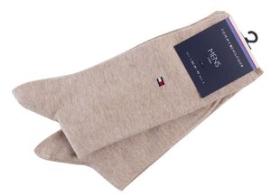 Мужские носки Tommy Hilfiger 2 пары, бежевые 371111 369 23974 цена и информация | Meeste sokid | kaup24.ee
