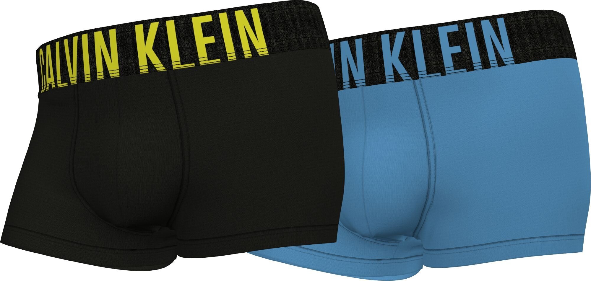 Meeste aluspüksid Calvin Klein 2 paari LOW RISE TRUNK, must/sinine 000NB2599A W3H 45013 цена и информация | Meeste aluspesu | kaup24.ee