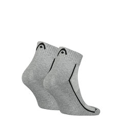 Мужские носки HEAD QUARTER 2 пары, серые 791019001 008 44671 цена и информация | Мужские носки | kaup24.ee