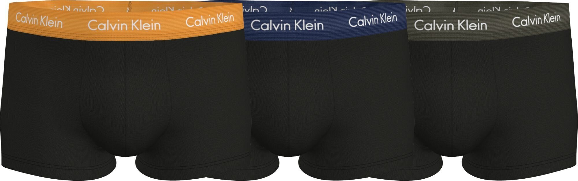 Meeste aluspüksid Calvin Klein LOW RISE TRUNK 3 paari, must 0000U2664G 1TU 45439 hind ja info | Meeste aluspesu | kaup24.ee