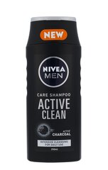 Nivea Men Active Clean шампунь для мужчин 250 мл цена и информация | Шампуни | kaup24.ee