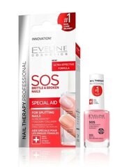 Küünepalsam kaltsiumi ja kollageeniga Eveline Nail Therapy Professional 12 ml цена и информация | Лаки для ногтей, укрепители для ногтей | kaup24.ee