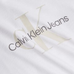 Calvin Klein naiste T-särk T-SHIRT SEASONAL MONOGRAM BABY TEE WHITE J20J218852 YAF 43793 hind ja info | Naiste T-särgid | kaup24.ee