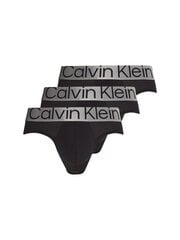 Мужские трусы Calvin Klein SLIPY HIP BRIEF 3 пары, черные 000NB3073A 7V1 45030 цена и информация | Мужские боксеры | kaup24.ee