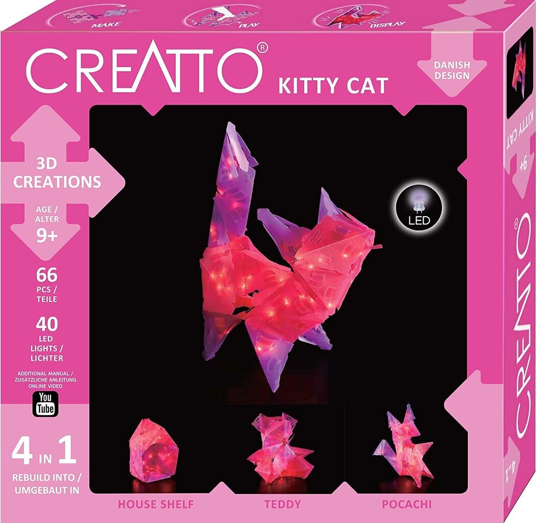 Creatto Kitty Cat loominguline komplekt vanuses 9 aastat+ hind ja info | Arendavad mänguasjad | kaup24.ee