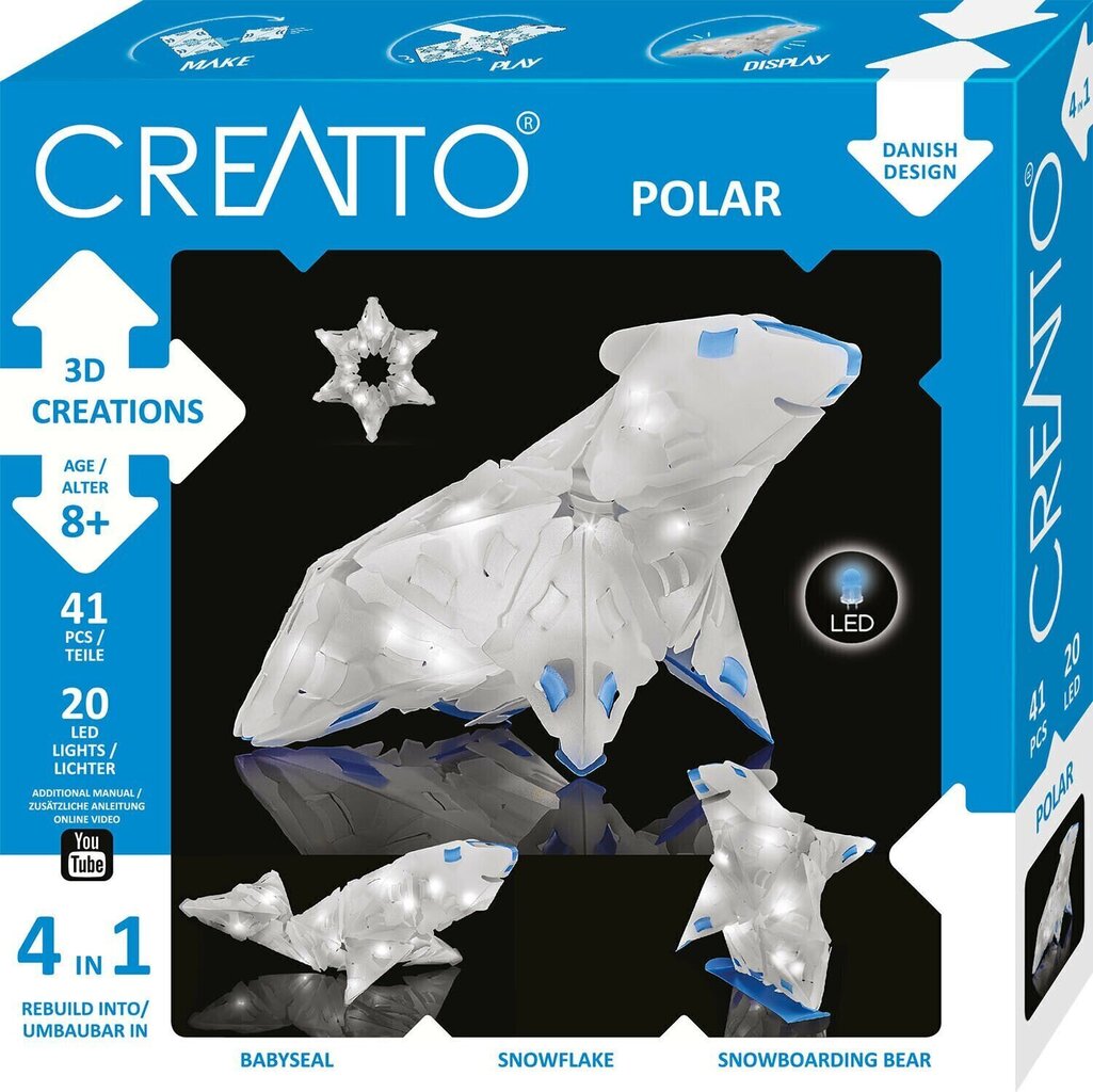 Loominguline komplekt Creatto Polar, 8+ aastat цена и информация | Arendavad mänguasjad | kaup24.ee