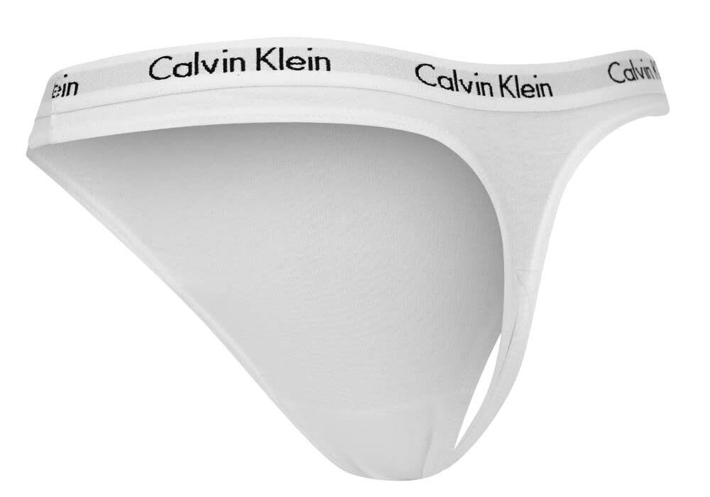 Calvin Klein naiste aluspüksid THONG WHITE D1617E 100 30236 цена и информация | Naiste aluspüksid | kaup24.ee