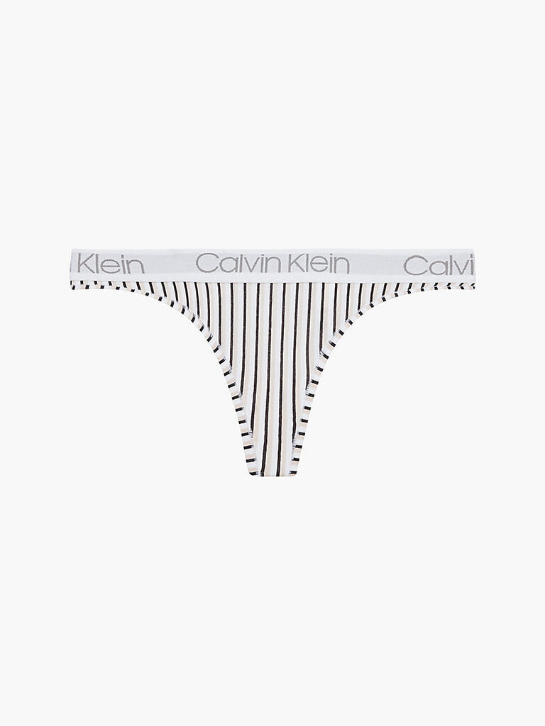 Naiste stringid Calvin Klein THONG WHITE 000QD3751E 13Q 45734 цена и информация | Naiste aluspüksid | kaup24.ee