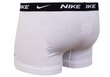 Meeste aluspüksid Nike TRUNK, 3 paari, valged 0000KE1008 MED 43007 hind ja info | Meeste aluspesu | kaup24.ee