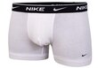 Meeste aluspüksid Nike TRUNK, 3 paari, valged 0000KE1008 MED 43007 цена и информация | Meeste aluspesu | kaup24.ee