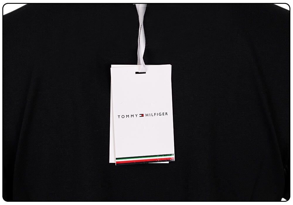 Tommy Hilfiger naiste T-särk T-SHIRT HERITAGE HILFIGER C-NK REG TEE BLACK WW0WW31999 BDS 30484 hind ja info | Naiste T-särgid | kaup24.ee