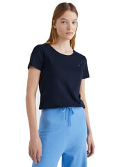 Tommy Hilfiger naiste T-särk SLIM ROUND-NK TOP SS, tumesinine WW0WW27945 DW5 43896 цена и информация | Женские футболки | kaup24.ee