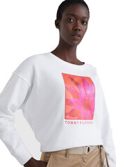 Женская толстовка Tommy Hilfiger RLX FLORAL OPEN-NK SWEATSHIRT WHITE WW0WW33496 YCF 43711 цена и информация | Женские кофты | kaup24.ee