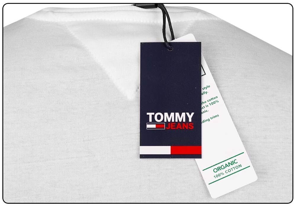 Meeste pikkade varrukatega Tommy Hilfiger TJM ORIGINAL RIB PIKKUVARRUKA TEE VALGE DM0DM04409 100 28579 hind ja info | Meeste T-särgid | kaup24.ee