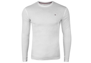 Meeste pikkade varrukatega Tommy Hilfiger TJM ORIGINAL RIB PIKKUVARRUKA TEE VALGE DM0DM04409 100 28579 цена и информация | Мужские футболки | kaup24.ee