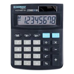 Калькулятор K-DT4081-01 Donau цена и информация | Канцелярские товары | kaup24.ee