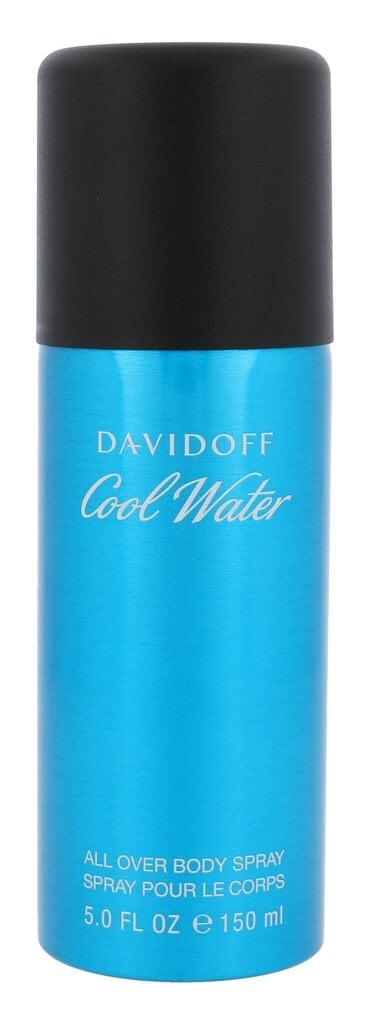 Spreideodorant Davidoff Cool Water meestele 150 ml цена и информация | Lõhnastatud kosmeetika meestele | kaup24.ee