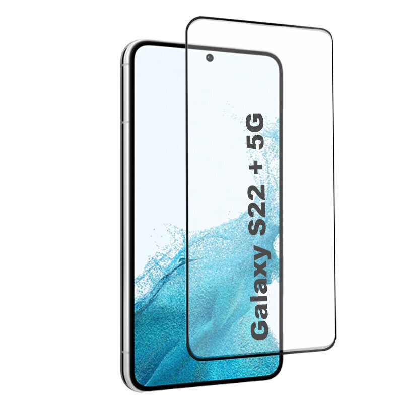 Ekraani kaitseklaas telefonile Samsung Galaxy S22 Plus (Fingerprint Sensitive) 5D SuperThin цена и информация | Ekraani kaitsekiled | kaup24.ee