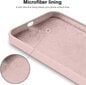 Protection set -silikoonist ümbris Apple iPhone 13 SoundBerry(real liquide silicone) roosa-mistyrose + kaitseklaas Superior 5D цена и информация | Telefoni kaaned, ümbrised | kaup24.ee