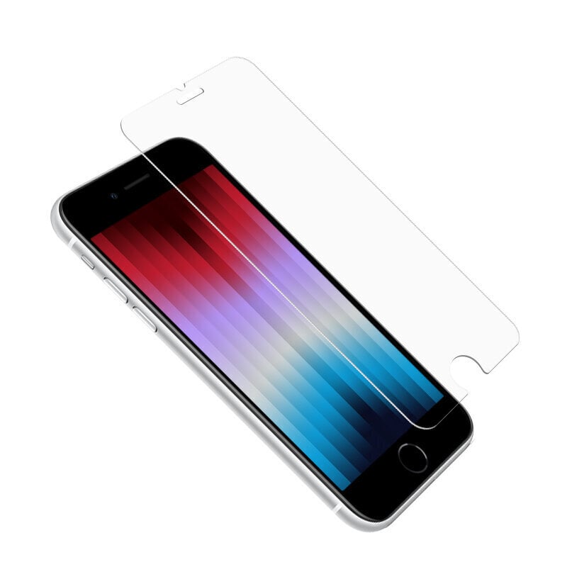 Ekraani kaitseklaas telefonile Apple iPhone SE2022/SE3 Soundberry Basic(Case Friendly) hind ja info | Ekraani kaitsekiled | kaup24.ee