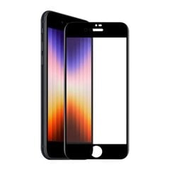 Ekraani kaitseklaas Superior 5D telefonile Apple iPhone SE2022/SE3 Tempered glass, full cover, Soundberry hind ja info | Ekraani kaitsekiled | kaup24.ee