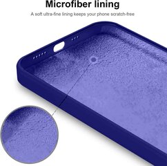 Силиконовый чехол SoundBerry для Apple iPhone 13 (real liquide silicone), space grey + защита из закаленного стекла Superior 5D цена и информация | Чехлы для телефонов | kaup24.ee