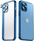 Matte transparent soft case camera protection (electroplated) Apple iPhone 13, sinine- Azure hind ja info | Telefoni kaaned, ümbrised | kaup24.ee