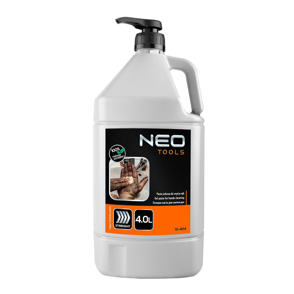 Spetsiaalne kätepesupasta tugeva mustuse eemaldamiseks - 4l NEO 10-404 hind ja info | Autokeemia | kaup24.ee