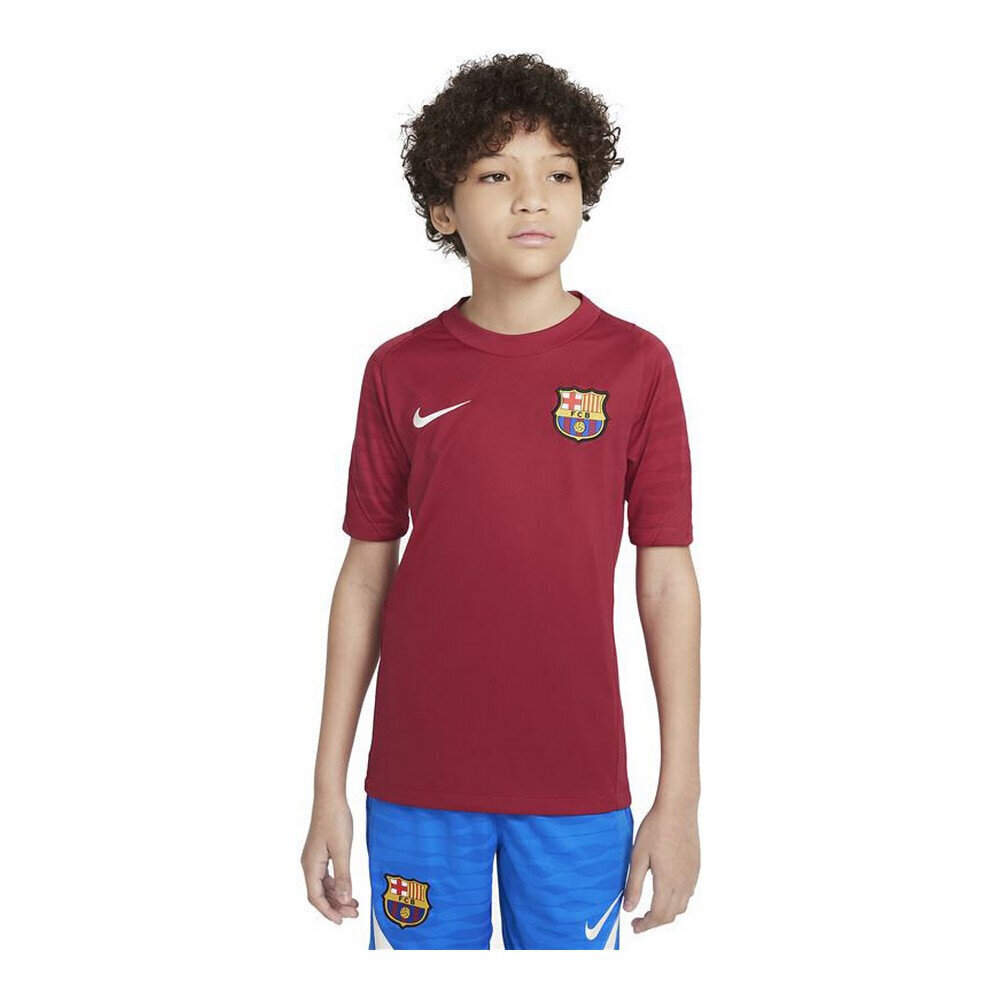 Laste Lühikeste Varrukatega Jalgpallisärk Nike FC Barcelona hind ja info | Jalgpalli varustus ja riided | kaup24.ee