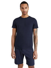 Мужская футболка Tommy Hilfiger T-SHIRT SIGNATURE FRONT LOGO TEE, темно-синяя MW0MW24563 DW5 45521 цена и информация | Мужские футболки | kaup24.ee
