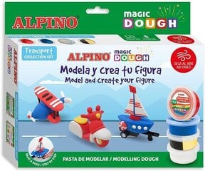 Набор моделина Alpino Magic Dough Transporte цена и информация | Принадлежности для рисования, лепки | kaup24.ee