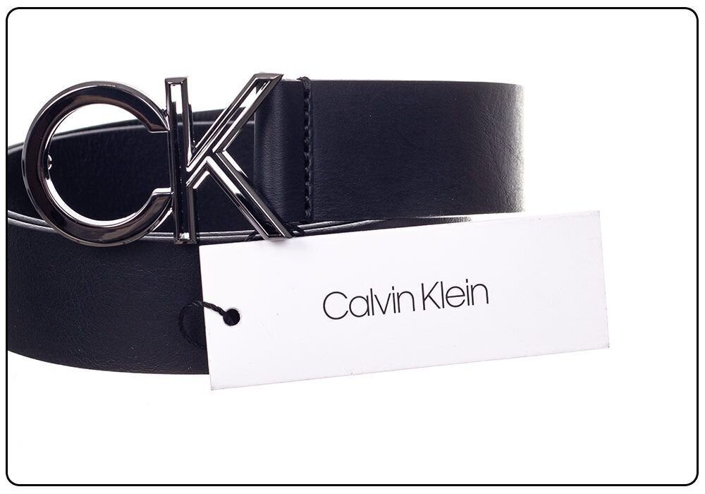 Naiste rihm Calvin Klein CK OUTLINE, 35 mm, BLACK K50K507076 BAX 29298 hind ja info | Naiste vööd | kaup24.ee