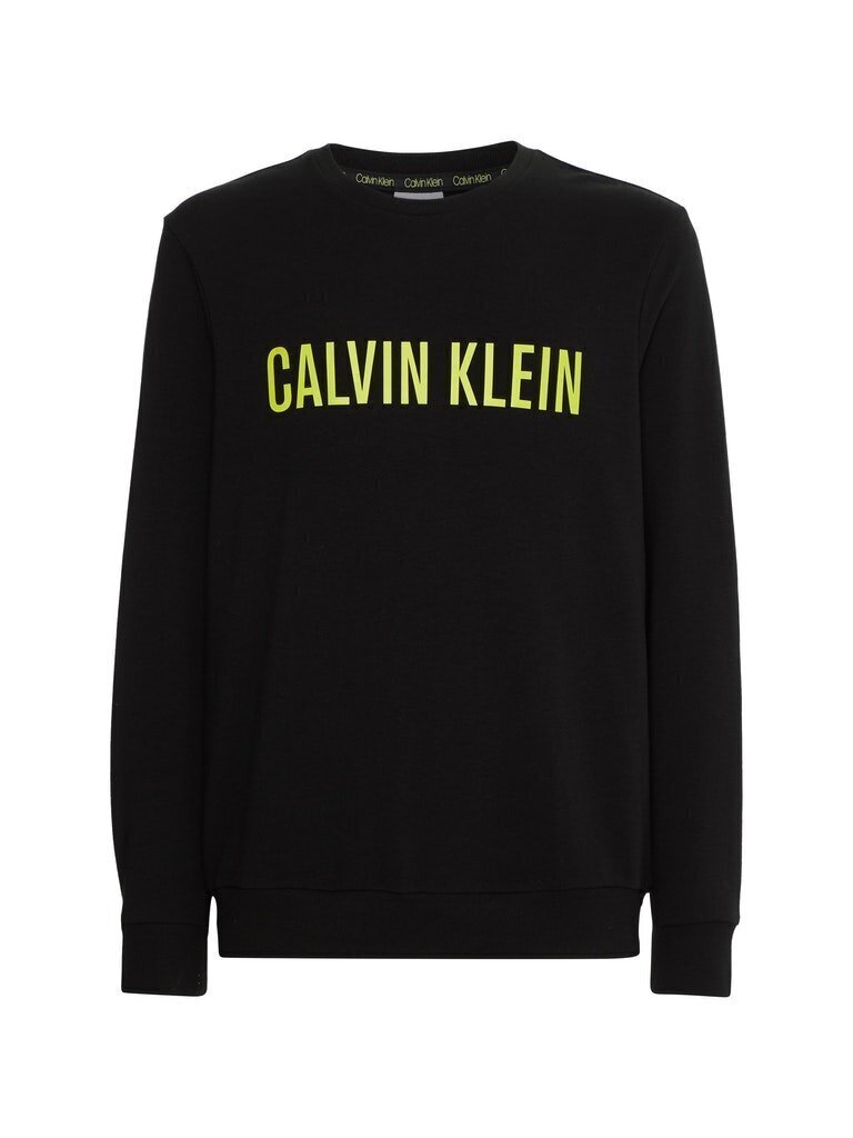 Meeste T-särk Calvin Klein SWEATSHIRT L/S, tumesinine, 000NM1960E W10 42836 hind ja info | Meeste T-särgid | kaup24.ee