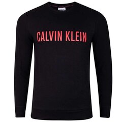 Meeste t-särk CALVIN KLEIN SWEATSHIRT L / S, must 000NM1960E XY8 42468 цена и информация | Мужские футболки | kaup24.ee