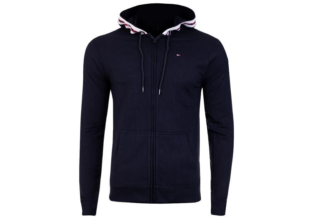 Meeste õhuke dressipluus Tommy Hilfiger HOODIE LS FZ HWK NAVY UM0UM01929 DW5 29941 hind ja info | Meeste pusad | kaup24.ee