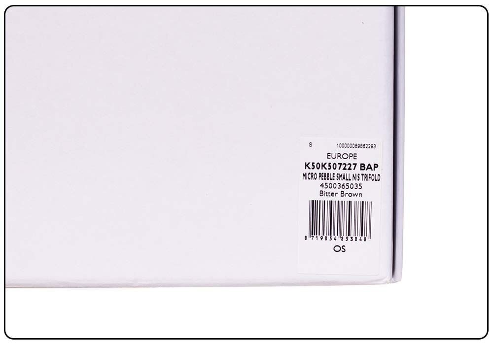 Meeste rahakott Calvin Klein MICRO PEBBLE SMALL N/S TRIFOLD PRUUN K50K507227 BAP 36937 цена и информация | Meeste rahakotid | kaup24.ee