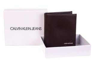 Meeste rahakott Calvin Klein MICRO PEBBLE SMALL N/S TRIFOLD PRUUN K50K507227 BAP 36937 hind ja info | Meeste rahakotid | kaup24.ee