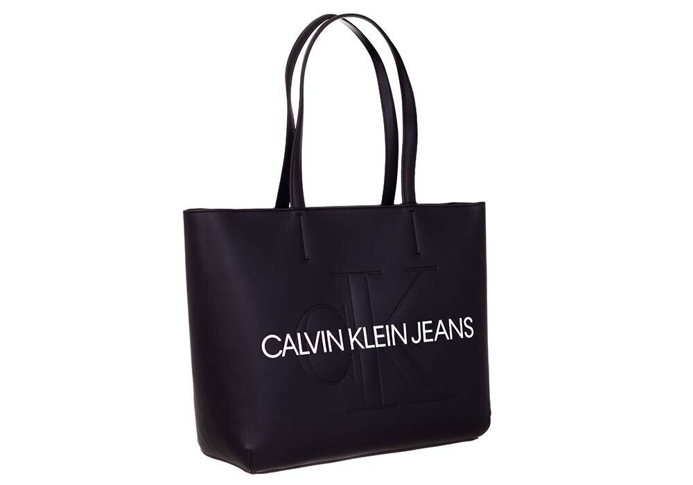 Naiste käekott Calvin Klein SHOPPER 29 BLACK K60K607464 BDS 36798 hind ja info | Naiste käekotid | kaup24.ee