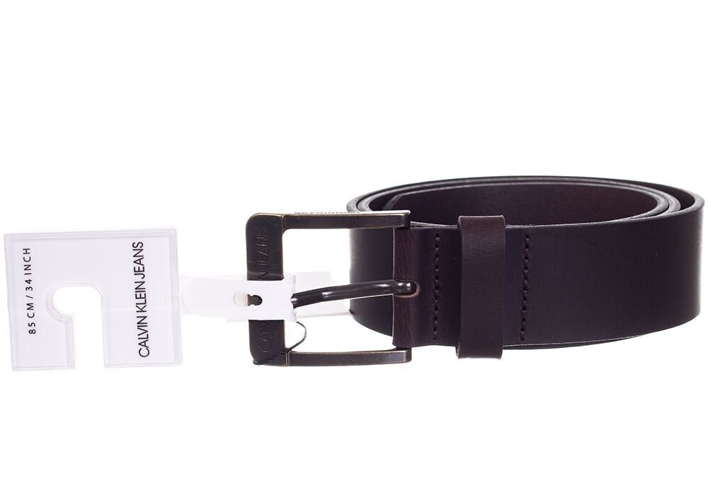 Meeste rihm Calvin Klein 4C cm CKJ BELT PRUUN K50K504160 201 30066 hind ja info | Meeste vööd | kaup24.ee