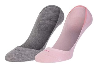 Naiste sokid Calvin Klein 2 paari, hallid/roosad 701218767 003 44529 hind ja info | Naiste sokid | kaup24.ee