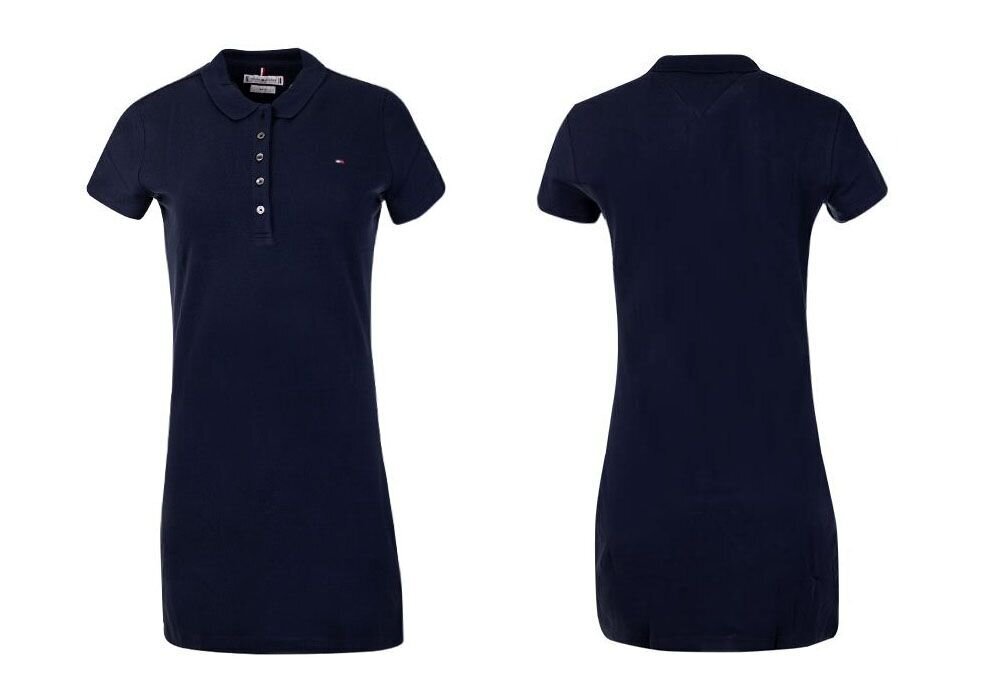 Naiste kleit Tommy Hilfiger HERITAGE SLIM POLO DRESS NAVY WW0WW24973 403 30599 hind ja info | Seelikud | kaup24.ee