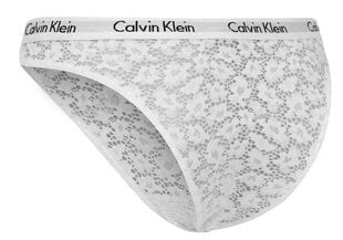 Трусики женские Calvin Klein BRAZILIAN WHITE 000QD3859E 100 30288 цена и информация | набор из 3 хлопковых женских трусиков с рисунком | kaup24.ee