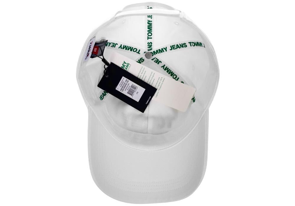 Meeste müts Tommy Hilfiger TJW GRAPHIC CAP VALGE AW0AW10191 YBR 37975 hind ja info | Meeste sallid, mütsid ja kindad | kaup24.ee