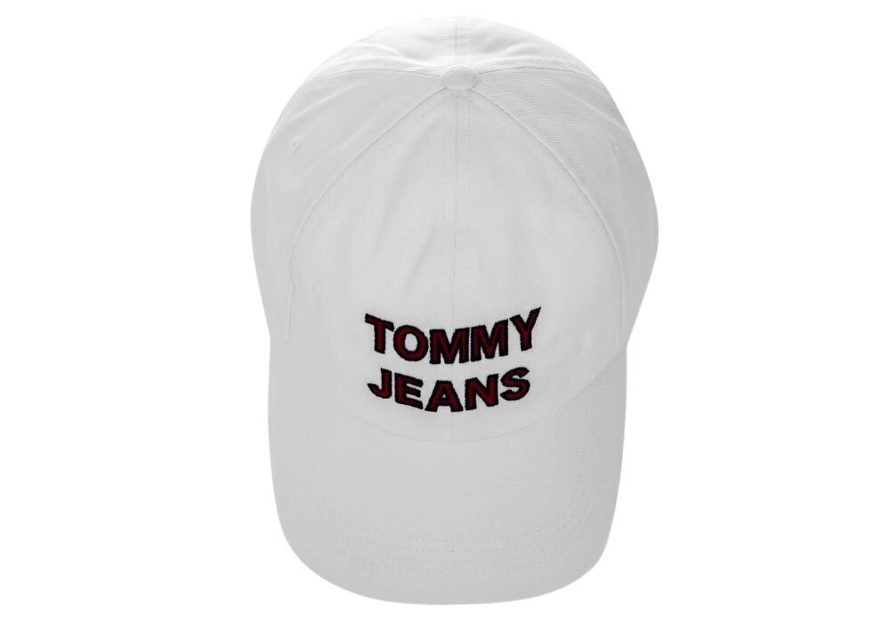 Meeste müts Tommy Hilfiger TJW GRAPHIC CAP VALGE AW0AW10191 YBR 37975 hind ja info | Meeste sallid, mütsid ja kindad | kaup24.ee