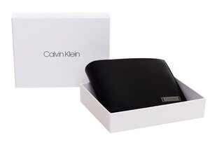 Мужской кошелек Calvin Klein SMOOTH PLAQUE 5 CC BLACK K50K504299 001 35821 цена и информация | Мужские кошельки | kaup24.ee