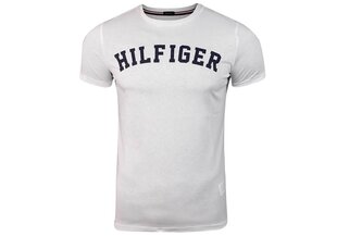 Мужская футболка TOMMY HILFIGER SS TEE LOGO, белая UM0UM00054 100 цена и информация | Мужские футболки | kaup24.ee